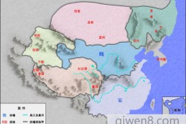 南北朝地图——中国古代南北朝地图